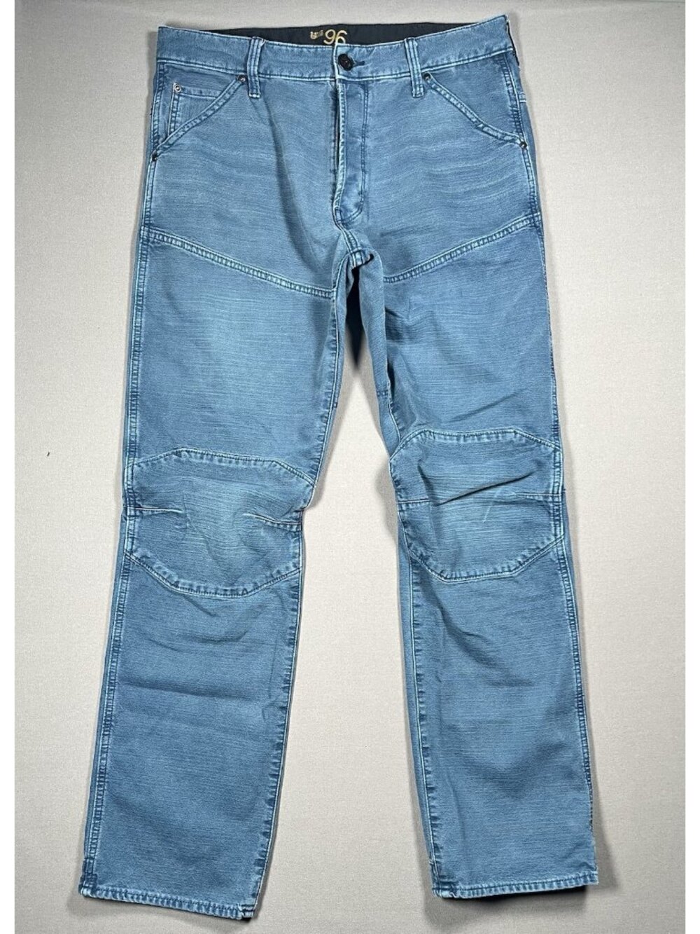 G-Star Raw 5620 Elwood 3D 96 Innovation Regular Blue Canvas Pants - Men 32 X 32